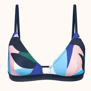 Lively Retro Floral Bralette Swim